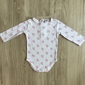 Janie & Jack Floral long Sleeve Bodysuit
